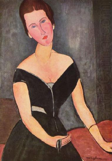 Amedeo Modigliani Portrat der Frau van Muyden china oil painting image